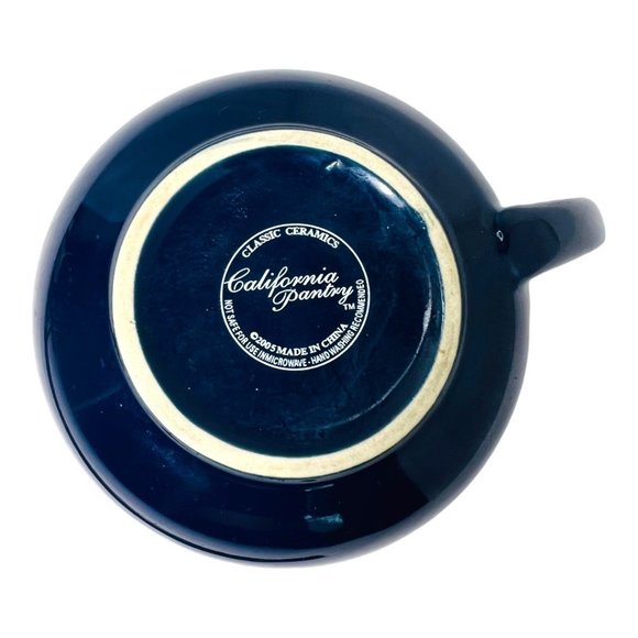 Cafe Godiva Blue and Gold Ceramic Mug by California Pantry EUC - Picture 10 of 12